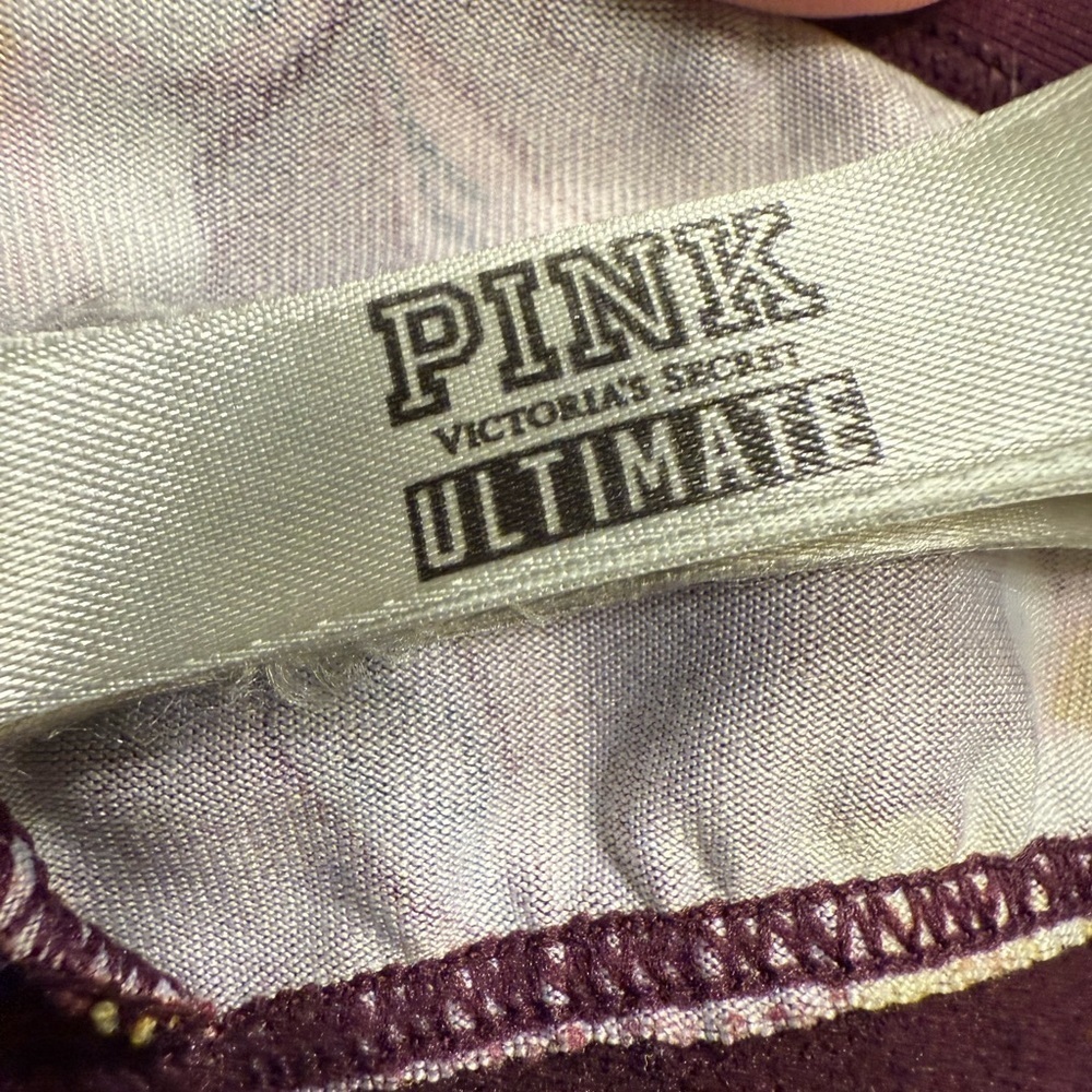 PINK Victoria's Secret Floral Bralette Set - Black, Green, and Purple Lot Sz M - Picture 6 of 15